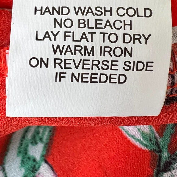 Fig & Flower Peasant Boho Tie Front Lace Back Tunic Long Sleeve MEDIUM - Picture 12 of 13